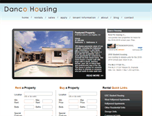 Tablet Screenshot of dancohousing.com